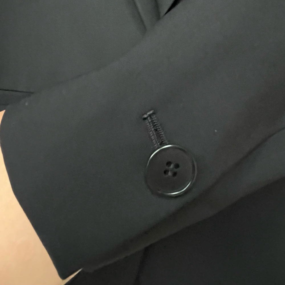NWT | Theory | Black Wool Blend | Contemporary Women Blazer | Sz Medium - Picture 8 of 16